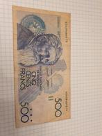 500fr type Meunier model B 1992-1998 Bertholomé verplaetse, Postzegels en Munten, Ophalen of Verzenden, Los biljet