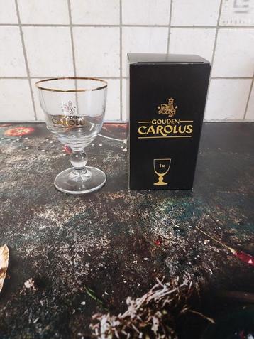 Gouden carolus degustatie glaasjes  beschikbaar voor biedingen