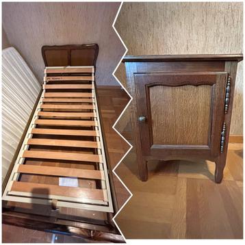  Ensemble chambre à coucher (lit + table de chevet) beschikbaar voor biedingen