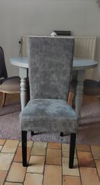 5 chaises (gris/taupe) en bon état. A resserrer. 25€/pièce, Maison & Meubles, Utilisé, Enlèvement ou Envoi