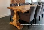 Kloostertafel met Passende Salontafel, Comme neuf, Enlèvement ou Envoi