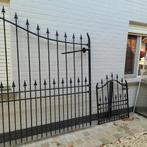 Smeedijzeren hekken/ inrijpoort, Tuin en Terras, Ophalen, Gebruikt, IJzer, Tuinhek