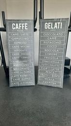Wanddecoratie koffie ijs, Ophalen, Zo goed als nieuw
