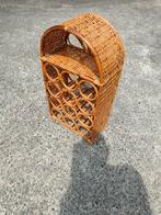 Vintage rotan wijnrek Rohe Noordwolde, Huis en Inrichting, Ophalen, Gebruikt