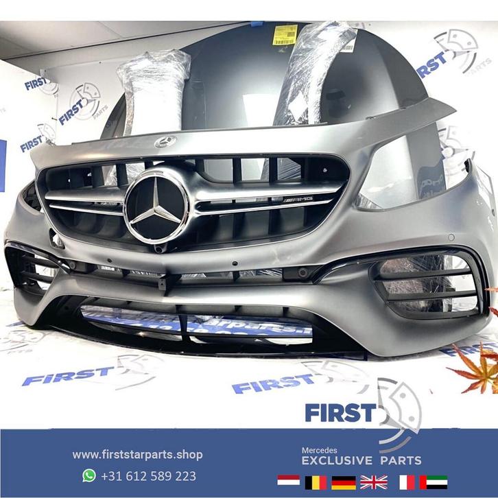 W213 Mercedes E Klasse E63 E63S AMG Voorkop delen 63 Front p, Auto-onderdelen, Carrosserie, Bumper, Mercedes-Benz, Voor, Gebruikt