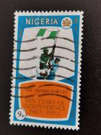 Nigéria 1970 - Lever du drapeau national, Timbres & Monnaies, Timbres | Afrique, Enlèvement ou Envoi, Nigeria
