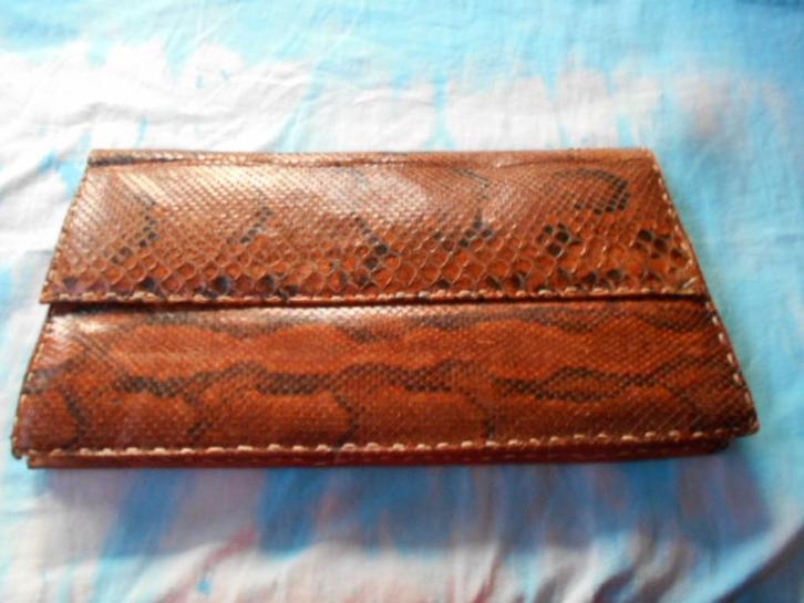 zaire echt leder handtasjes en portefeuilles, Handtassen en Accessoires, Portemonnees, Zo goed als nieuw, Beige, Leder, Ophalen of Verzenden