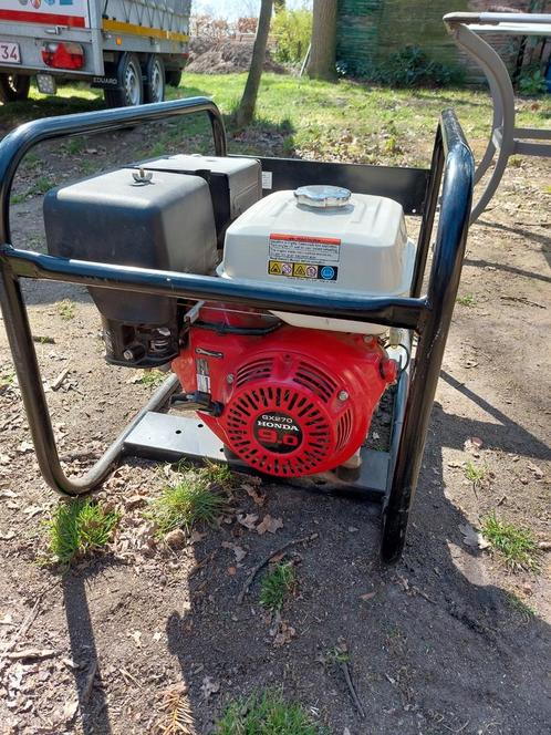 Stroomgroep europower hondamotor 9pk  4,2kW, Doe-het-zelf en Bouw, Aggregaten, Benzine, Ophalen