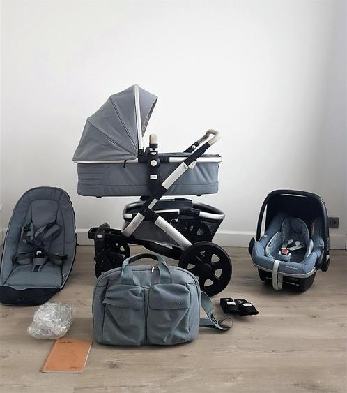 Joolz Geo2 kinderwagen 3 in 1 inclusief accessoires, Kinderen en Baby's, Buggy's, Regenhoes, Verstelbare rugleuning, Zonnekap