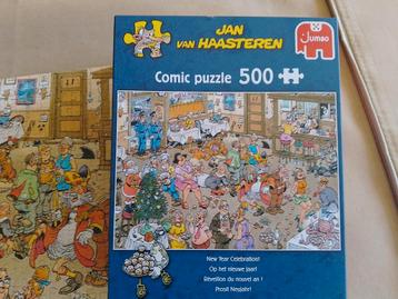 Jan van Haasteren puzzel 500 stukjes  op het nieuwe jaar  beschikbaar voor biedingen
