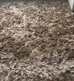 Tapijt, Huis en Inrichting, Stoffering | Tapijten en Vloerkleden, Ophalen, Crème, Gebruikt, Fluffy langsdradig