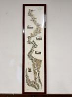 Engelse prent Thames in notenhouten lijst, Antiek en Kunst, Ophalen of Verzenden