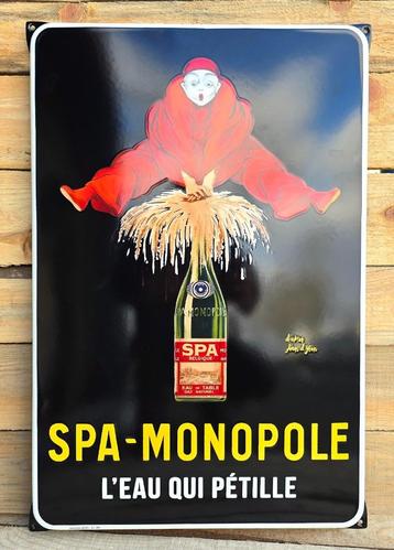 Plaque émaillée spa monopole 60 cm x 40 cm beschikbaar voor biedingen