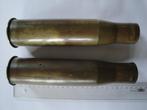 2 douilles obus 37 MM  WW2, Ophalen of Verzenden, Landmacht