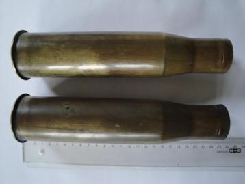 2 douilles obus 37 MM  WW2 beschikbaar voor biedingen