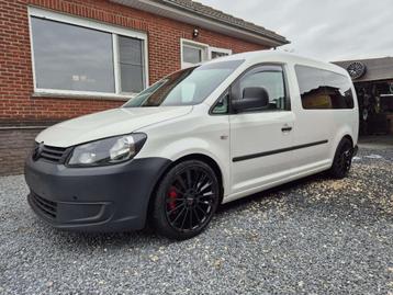Vw Caddy Maxi lichte vracht 5zitplaatsen, Autos, Cuir, Euro 5, 4 portes, Boîte manuelle