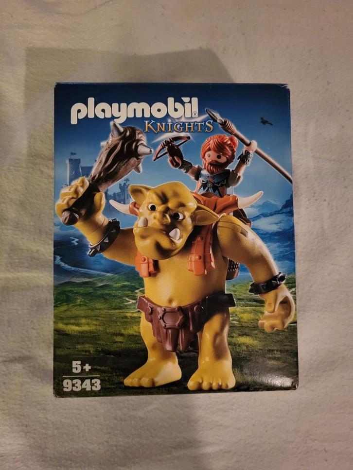 PLAYMOBIL Reuzentrol met soldatendwerg - 9343, Kinderen en Baby's, Speelgoed | Playmobil, Nieuw, Complete set, Ophalen of Verzenden
