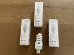 3 Spiraal spaarlamp fitting G9 nieuw, Nieuw, Bipin of Steekvoet, Ophalen of Verzenden, 30 tot 60 watt