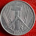 DUITSLAND/ DDR. 5 pfennig 1953 E KM 6 UNC BETER jaar!, Ophalen of Verzenden, Duitsland, Losse munt