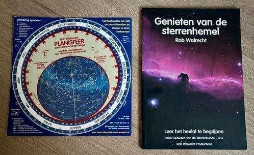 Genieten van de sterrenhemel + planisfeer - Rob Walrecht, Boeken, Wetenschap, Ophalen of Verzenden
