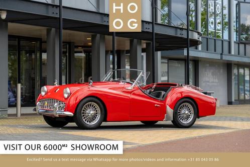 Triumph TR3 TR3A with fully overhauled engine (bj 1961), Auto's, Oldtimers, Bedrijf, Te koop, Open dak, Triumph, Benzine, Cabriolet