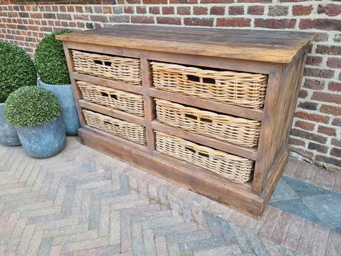 Teak dressoir/ladekast, Huis en Inrichting, Kasten | Dressoirs, Zo goed als nieuw, Ophalen of Verzenden