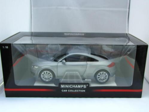 1:18 Minichamps Audi TT Coupé Silverblue 2006 RHD 150015020, Hobby & Loisirs créatifs, Voitures miniatures | 1:18, Comme neuf