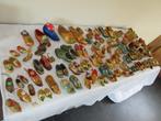 Kleine houten klompen speldenkussen en vingerhoed souvenir, Antiek en Kunst, Ophalen