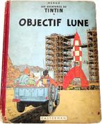 Tintin : Objectif Lune - EO, Eén stripboek, Ophalen of Verzenden, Gelezen, Hergé