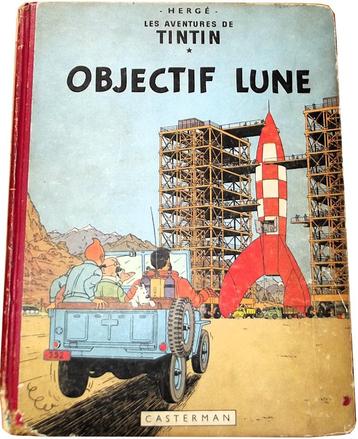 Tintin : Objectif Lune - EO, Une BD, Enlèvement ou Envoi, Utilisé, Hergé