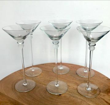 Grote martini glazen- decoratie glazen-27 cm beschikbaar voor biedingen