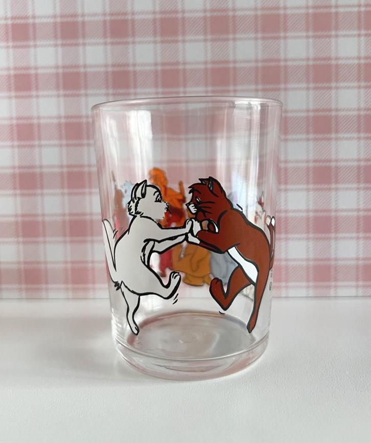 Petit verre à eau Les Aristochats - Disney, Collections, Disney, Utilisé, Service, Autres personnages, Enlèvement ou Envoi