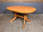 Sale: Uitschuifbare tafel ovaal beuken Deens vintage, Huis en Inrichting, Verzenden, Ovaal, Overige houtsoorten, Thonet Deens Design Skovby Gudme Moller