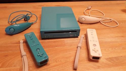 Console Nintendo Wii RVL-101 EUR Bleue, Consoles de jeu & Jeux vidéo, Consoles de jeu | Nintendo Wii, Utilisé, Avec 2 manettes