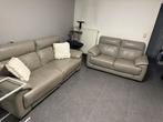 Canapé 3+2 places véritable cuir, Maison & Meubles, Enlèvement, Comme neuf, Cuir