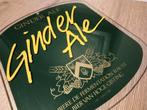 Ginger Ale beer - glazen reclame, Verzamelen, Ophalen of Verzenden