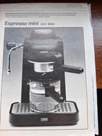 Zwarte espresso, Elektronische apparatuur, Koffiezetapparaten, Ophalen, Zo goed als nieuw