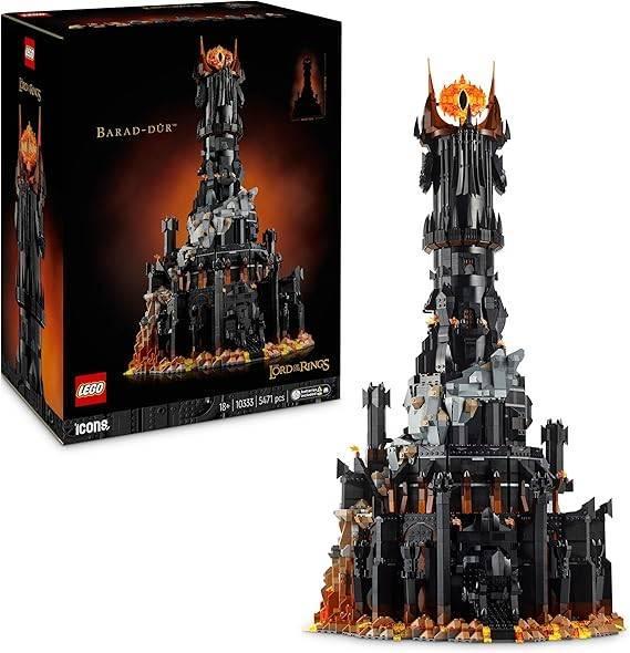 LEGO Icons The Lord of the Rings |  Barad-dûr Fort, Kinderen en Baby's, Speelgoed | Duplo en Lego, Nieuw, Lego, Complete set, Verzenden