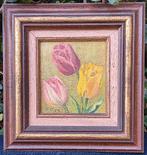 Schilderij Tulpen, Antiek en Kunst, Ophalen of Verzenden
