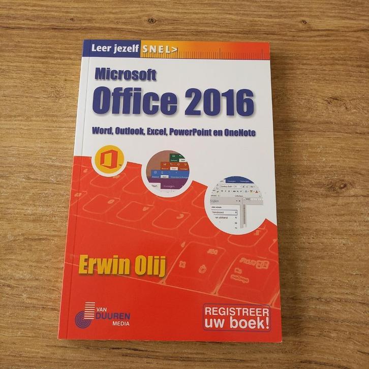 Microsoft Office 2016 boek leer snel, Boeken, Informatica en Computer, Nieuw, Programmeertaal of Theorie, Ophalen