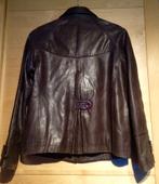 Veste en cuir d'agneau souple Baton rouge, Enlèvement ou Envoi, Comme neuf, Taille 36 (S), Brun
