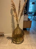 Damme Jeanne avec pampas, Huis en Inrichting, Ophalen, Zo goed als nieuw, Glas