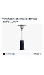 terrasverwarmer parasol profiel gas 13000W zwart nieuw, Tuin en Terras, Ophalen