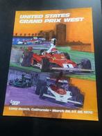 poster 1976 GP USA Long Beach Ferrari Lauda formule 1, Ophalen of Verzenden, Formule 1