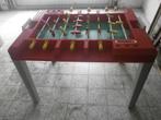 voetbaltafel, Ophalen
