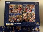 Legpuzzels Christmas 4 stuks, Enlèvement ou Envoi, 500 à 1500 pièces, Comme neuf, Puzzle