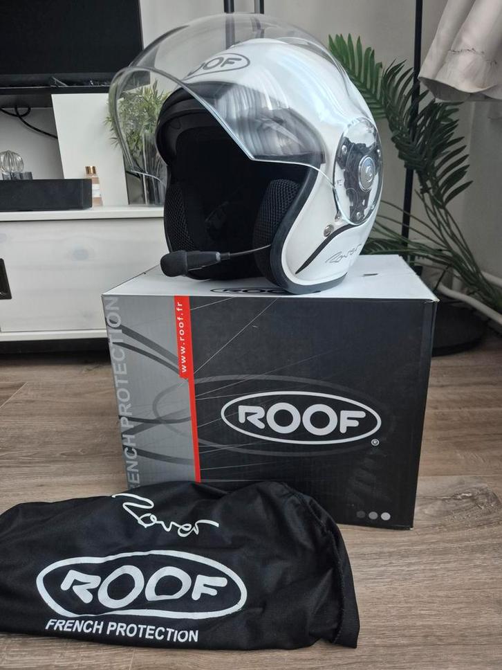 ROOF (S/M) koptelefoon + audiokit, Motoren, Kleding | Motorhelmen, Jethelm, S, Ophalen of Verzenden