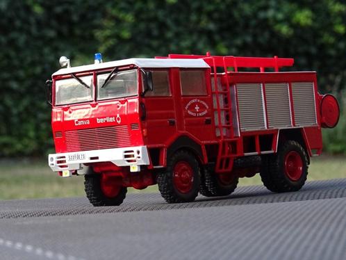 Berliet Camiva Brandweer "Dep. de la Savoie" - 1/43, Hobby en Vrije tijd, Modelauto's | 1:43, Zo goed als nieuw, Bus of Vrachtwagen