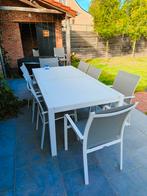 Tuintafel met stoelen, Tuin en Terras, Tuinsets en Loungesets, Ophalen, Zo goed als nieuw