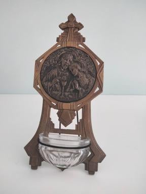 Art Deco wijwatervat religie France, Antiek en Kunst, Antiek | Religieuze voorwerpen, Ophalen of Verzenden